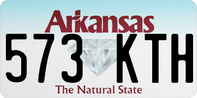 AR license plate 573KTH
