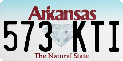 AR license plate 573KTI
