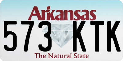 AR license plate 573KTK