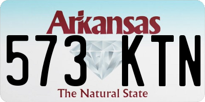 AR license plate 573KTN