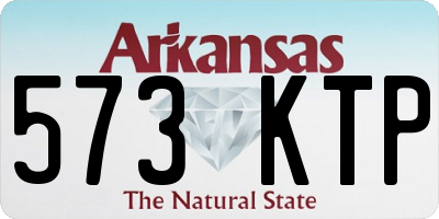 AR license plate 573KTP
