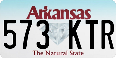 AR license plate 573KTR