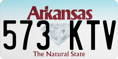 AR license plate 573KTV