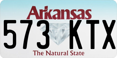 AR license plate 573KTX