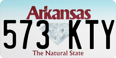 AR license plate 573KTY