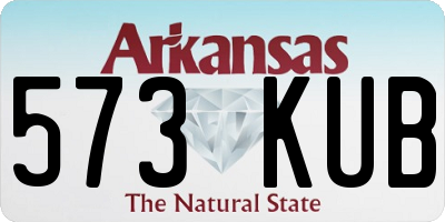 AR license plate 573KUB