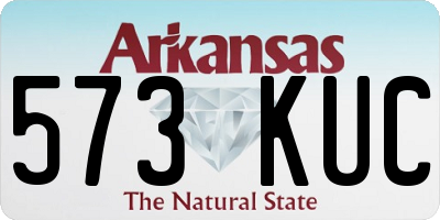 AR license plate 573KUC