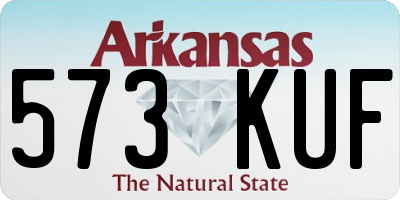 AR license plate 573KUF