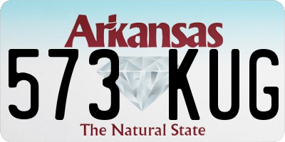 AR license plate 573KUG