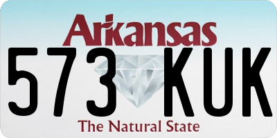 AR license plate 573KUK