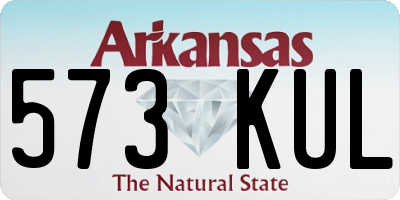 AR license plate 573KUL
