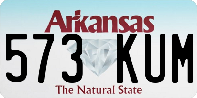 AR license plate 573KUM