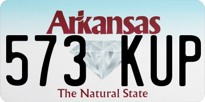 AR license plate 573KUP