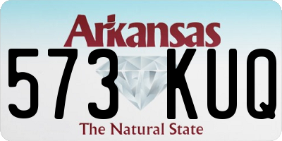 AR license plate 573KUQ