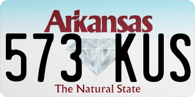 AR license plate 573KUS