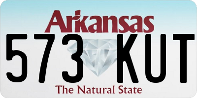 AR license plate 573KUT