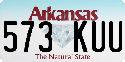 AR license plate 573KUU