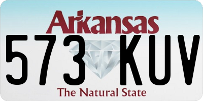 AR license plate 573KUV