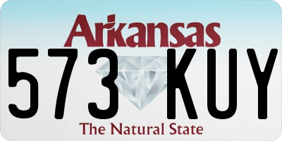 AR license plate 573KUY