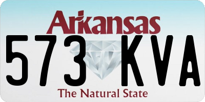 AR license plate 573KVA