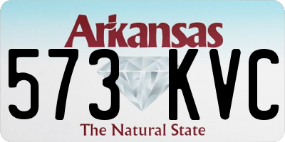 AR license plate 573KVC