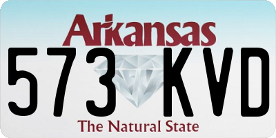 AR license plate 573KVD