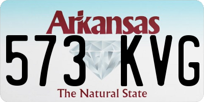 AR license plate 573KVG