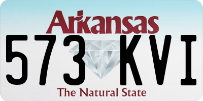 AR license plate 573KVI