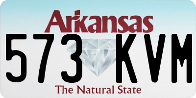 AR license plate 573KVM