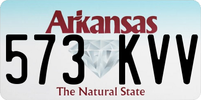 AR license plate 573KVV