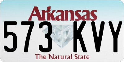 AR license plate 573KVY