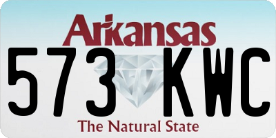 AR license plate 573KWC