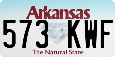 AR license plate 573KWF