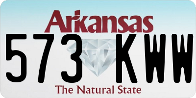AR license plate 573KWW