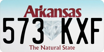AR license plate 573KXF