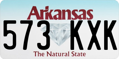 AR license plate 573KXK