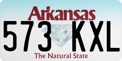AR license plate 573KXL