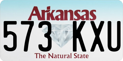 AR license plate 573KXU