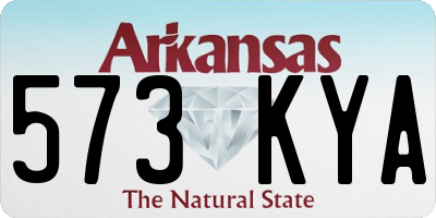 AR license plate 573KYA
