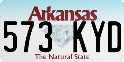 AR license plate 573KYD