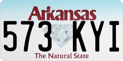 AR license plate 573KYI