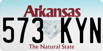 AR license plate 573KYN