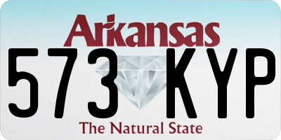 AR license plate 573KYP