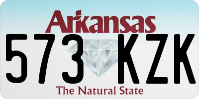 AR license plate 573KZK