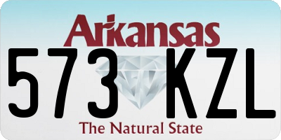 AR license plate 573KZL