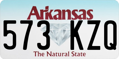 AR license plate 573KZQ