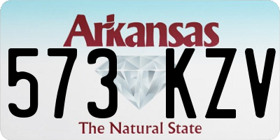 AR license plate 573KZV