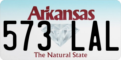 AR license plate 573LAL