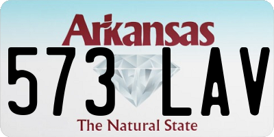 AR license plate 573LAV