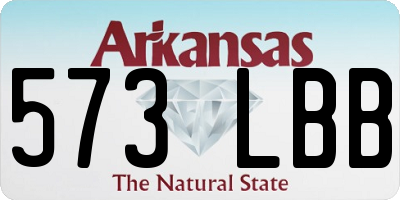 AR license plate 573LBB